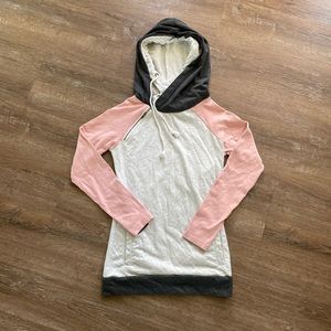 Ampersand Double hooded sweatshirt size small
